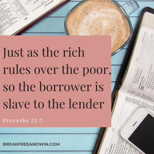 5 Bible Verses About Money Prov 22:7